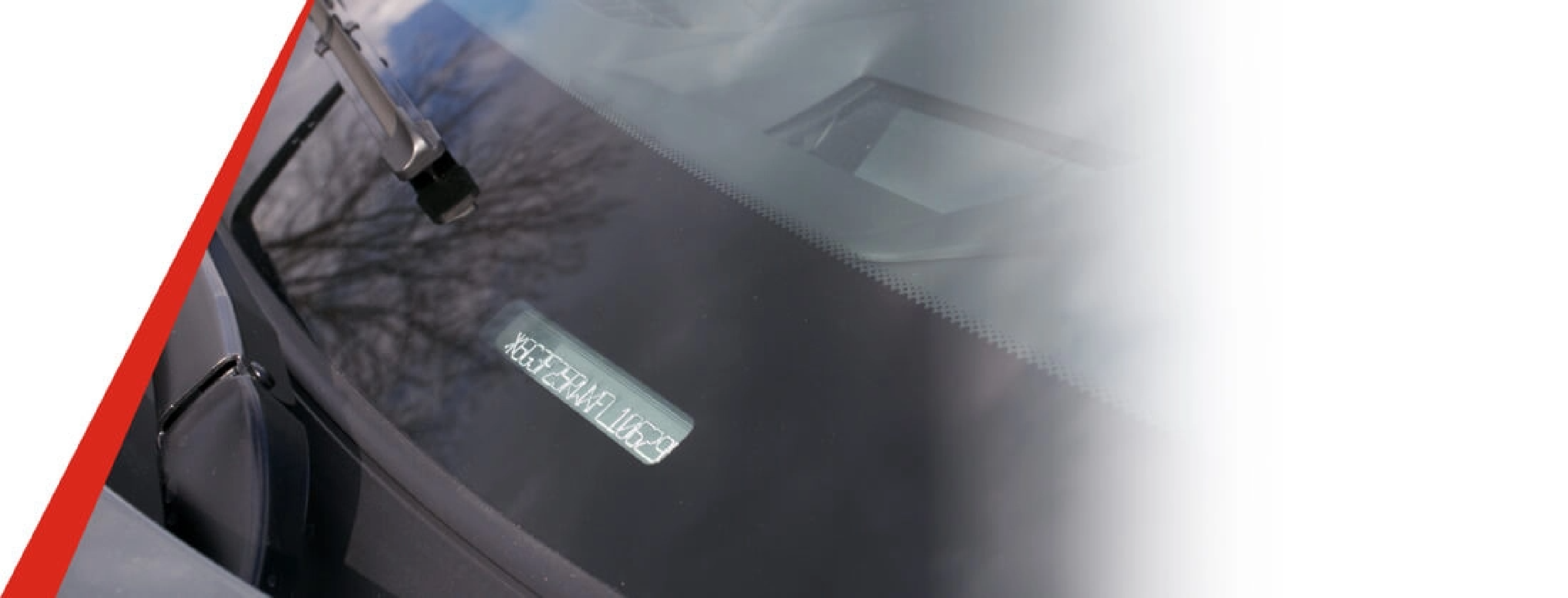 Ubicación del VIN en la parte inferior del parabrisas